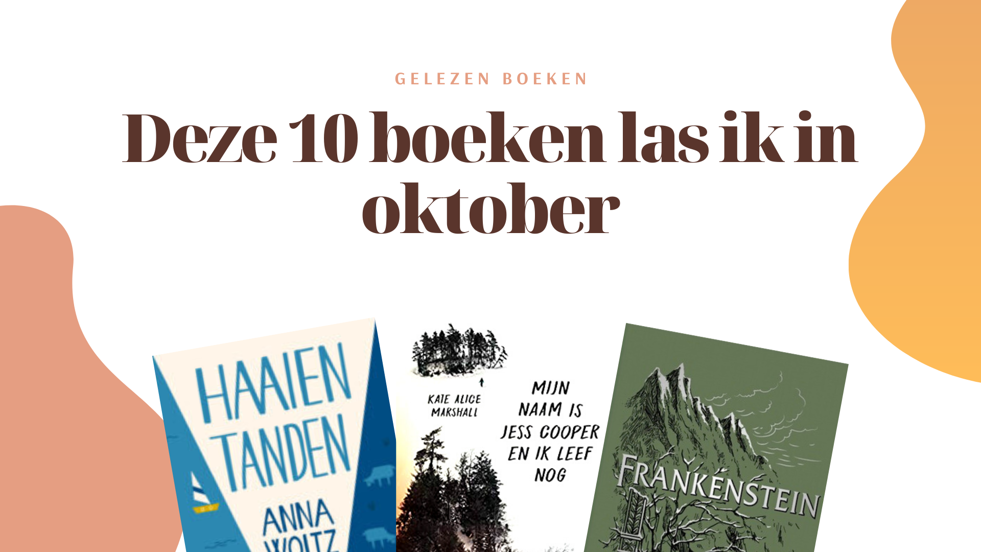 Deze 10 boeken las ik in oktober